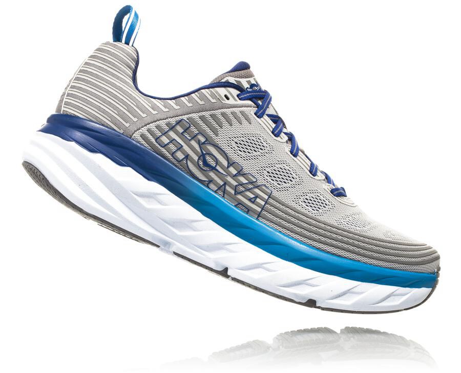 Hoka One One Hardloopschoenen Heren - Bondi 6 - Grijs - AC9178620